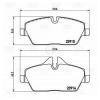 TRIALLI PF4185 PF 4185_колодки дисковые передние!\ BMW E81/E82/E87/E88, Mini One 1.6i-2.0i/1.8D 04&gt;