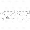 TRIALLI PF4188 PF 4188_колодки тормозные дисковые передние!\ BMW 5 F10 10&gt;