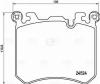 TRIALLI PF4191 PF 4191_колодки тормозные дисковые передние диск 395 с датч.!\ BMW X5 F15 13&gt;