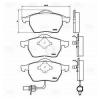 TRIALLI PF4207 Колодки торм. диск. перед. VW Sharan (95-)/Ford Galaxy (95-) (PF 4207)