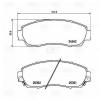 TRIALLI PF4226 PF 4226_колодки дисковые передние! с антискрипными пластинами\ Honda CR-V 12&gt;/Haval F7 19&gt;
