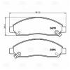 TRIALLI PF4236 PF 4236_колодки дисковые передние! с антискр. пл.\ Isuzu D-Max 2.4/3.5/2.5D/3.0D V6 02&gt;