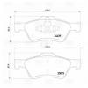 TRIALLI PF4266 PF 4266_колодки дисковые передние! с антискрип. пластин.\ Ford Maverick, Mazda Tribute 2.3-3.0i 04&gt;