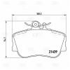 TRIALLI PF4268 PF 4268_колодки дисковые передние! с антискрип. пл.\ MB W202 1.8-2.8/2.0D-2.5TD 93-01