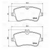 TRIALLI PF4272 PF 4272_колодки дисковые передние! с антискрип. пластинами\ MB W203/S203 1.6-2.0/2.0CDi/2.2CDi 00&gt;