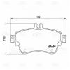 TRIALLI PF4286 PF 4286_колодки дисковые передние! 129x72x19\ MB W176/W246 1.6/1.8/2.0/CDi 11&gt;