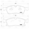 TRIALLI PF4287 PF 4287_колодки дисковые передние!\ MB W166 11&gt;