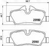 TRIALLI PF4301 Колодки торм. для а/м Mini Cooper (13-) диск. зад. (в компл. с датчиком) (PF 4301)