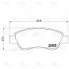 TRIALLI PF4316 PF 4316_колодки дисковые передние!\ Citroen C1, Peugeot 107, Toyota Aygo 1.0/1.4HDi 05&gt;
