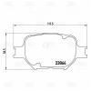 TRIALLI PF4338 PF 4338_колодки дисковые передние! диск 16'\ Toyota Corolla 2.0D SW 02&gt;/Corolla Verso 1.8/2.0D 02&gt;