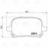 TRIALLI PF4347 Колодки торм. для а/м Toyota Camry (96-) диск. перед. (PF 4347)