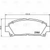 TRIALLI PF4353 Колодки торм. диск. перед. для а/м Toyota Avensis (T22) (97-) (PF 4353)