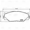 TRIALLI PF4359 Колодки торм. диск. перед. для а/м Lexus IS II (05-) (PF 4359)