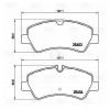 TRIALLI PF4392 PF 4392_колодки тормозные дисковые задние в компл. с датчиком!\ Ford Transit 13&gt;