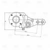 TRIALLI ZF0724 Рычаг торм. рег. мех. (трещотка) для а/м МАЗ зад.