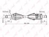 LYNX CD-1423 Приводной вал
