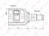 LYNX CI-3714 Шарнирный комплект, приводной вал