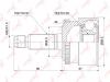 LYNX CO-3745A Шарнирный комплект, приводной вал
