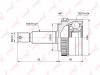 LYNX CO-3866A ШРУС наружный