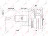 LYNX CO-7585A Шарнирный комплект, приводной вал