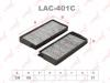 LYNX LAC-401C Фильтр салона угольный (комплект 2 шт.)