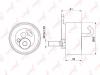 LYNX PB1325 PB-1325_ролик натяжной ремня ГРМ!\ Lexus IS200 2.0 99-05