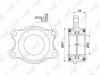 LYNX WB1032 WB-1032 Подшипник ступицы LYNXauto