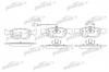 PATRON PBP1137 Колодки тормозные дисковые передн ALFA ROMEO: 145 96-01, 146 96-01