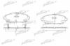 PATRON PBP1601 Колодки тормозные дисковые передн HONDA: ACCORD VII 98-02, ACCORD VII Aerodeck 98-02