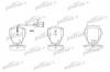 PATRON PBP1710 Колодки тормозные дисковые передн AUDI: A6 99-05, A6 Avant 99-05, A8 96-02