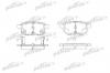 PATRON PBP4042 Колодки тормозные дисковые задн TOYOTA: COROLLA 150 07-, COROLLA седан 02-, AURIS 06-, YARIS 05-