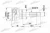 PATRON PCV1002 ШРУС наружн к-кт [A:30, B:27, D:100.4] MERCEDES-BENZ: 100 автобус 88-96, 100 фургон 88-96 (не для полуоси с трипоидом)