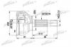PATRON PCV1006 ШРУС наружн к-кт VOLVO: S40 I 95-03, V40 универсал 95-04
