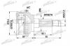 PATRON PCV1141 ШРУС наружн к-кт MAZDA: 323 BG 1.6 / 1.6 16v / 1.8 16v 89-95 [USA]