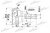 PATRON PCV1176 ШРУС наружн к-кт CITROEN: XANTIA 1.8/2.0 93-98