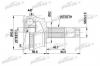PATRON PCV1210 ШРУС наружн к-кт ALFA ROMEO: 145 94 - 01, 146 94 - 01, FIAT: MAREA 96 -, MAREA Weekend 96 -, PUNTO 93 - 99, PUNTO Van 96 - 00, LANCIA: DEDRA 89 - 99,
