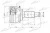 PATRON PCV1247 ШРУС наружн к-кт SUBARU: Impresa/Legasy 89-