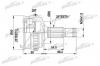 PATRON PCV1263 ШРУС наружн к-кт CITROEN: XM 89 - 94, XM 94 - 00, XM Break 89 - 94, XM Break 94 - 00, PEUGEOT: 605 89 - 99