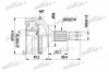 PATRON PCV1264 ШРУС наружн к-кт CITROEN: XM 89 - 94, XM Break 89 - 94, PEUGEOT: 605 89 - 99