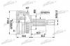 PATRON PCV1272 ШРУС наружн к-кт VOLVO: 440/460 88-