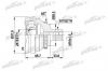 PATRON PCV1277 ШРУС наружн к-кт AUDI: S6 4.2QUATTRO РКПП/АКПП (213kW) 06.94-12.97, с ABS 45