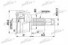 PATRON PCV1306 ШРУС наружн к-кт FIAT: MAREA 99-, MULTIPLA 99-, LANCIA: LYBRA 99-, LYBRA SW 99-