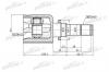 PATRON PCV1363 Шарнирный комплект, приводной вал