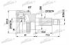 PATRON PCV1394 ШРУС наружн к-кт OPEL: AGILA 00 -, VAUXHALL: AGILA 00 -