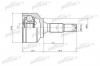 PATRON PCV1407 ШРУС наружн к-кт CITROEN: C3 02-