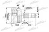 PATRON PCV1434 ШРУС наружн к-кт MERCEDES-BENZ: A-Class W168 АКПП 1.4/1.6/1.6CDI/1.7CDI 97-, с ABS 48