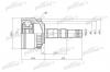PATRON PCV1451 ШРУС наружн к-кт OPEL: Corsa C/Meriva 03-