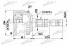 PATRON PCV1452 ШРУС наружн к-кт OPEL: CORSA C 1.7CDTI 00-, MERIVA 1.7CDTI 03-