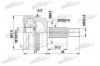 PATRON PCV1453 ШРУС наружн к-кт NISSAN: INTERSTAR автобус 02 -, INTERSTAR фургон 02 -, OPEL: MOVANO Combi 98 -, MOVANO c бортовой платформой/ходовая часть 98 -, MOVA