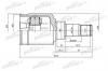 PATRON PCV1481 ШРУС внутренний левый 23x40x23 FORD FOCUS II 04-
